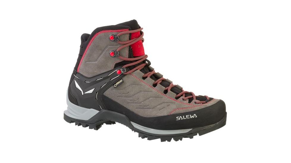 Salewa Mountain Trainer Mid GTX Backpacking Boots - Men's, Charcoal/Papavero, 10.5, 375941