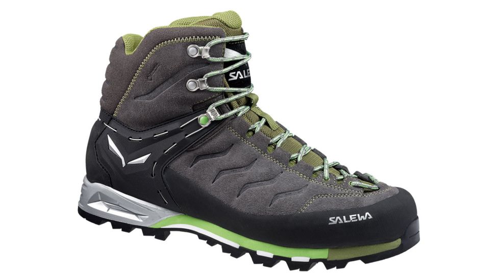 Salewa Mountain Trainer Mid GTX Backpacking Boots - Men's, Pewter/Emerald, 9 US, 206800-DEMO