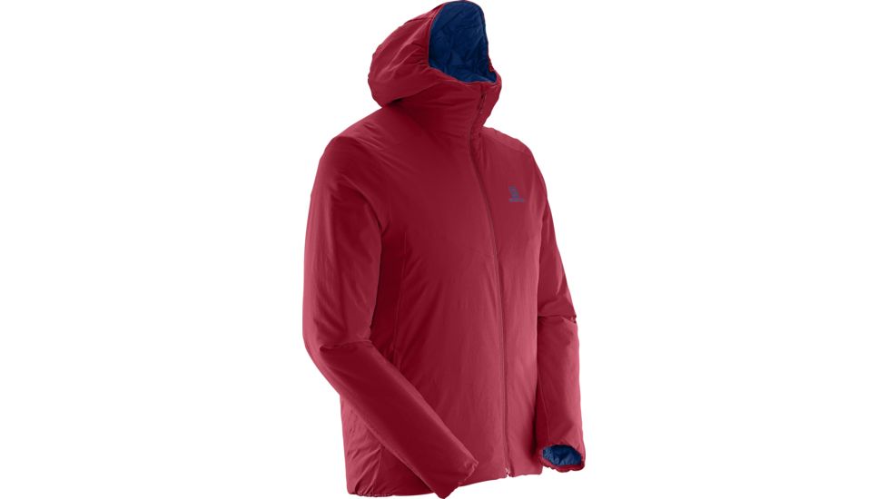 Drifter Hoodie - Mens -Victory Red/Midnight Blue-Small