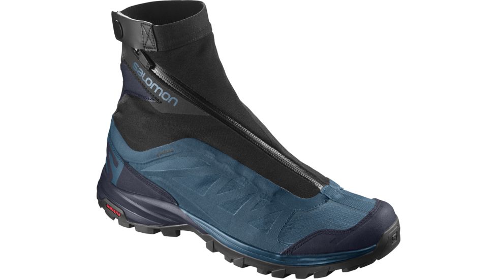 salomon mallard blue & navy outpath pro gtx trainers