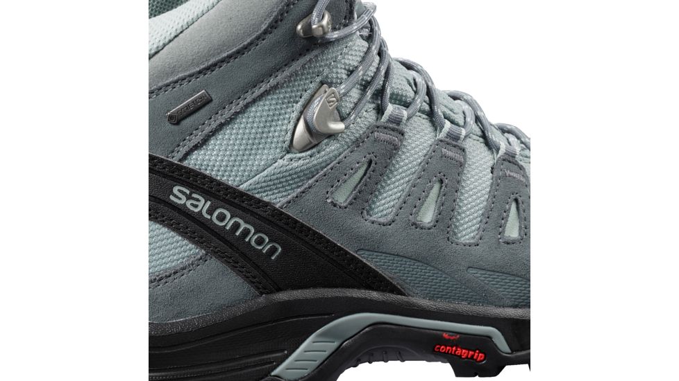 Salomon Quest Prime GTX Backpacking Boot - Womens, Lead/Stormy Weather/Eggshell Blue, Medium, 5, L40463600-5