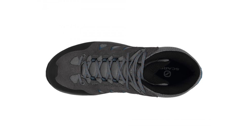 Scarpa Moraine Mid GTX Hiking Shoes - Men's, Grey/Lake Blue, 43.5, 63054/201-GryLblu-43.5