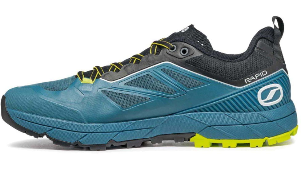 Scarpa Rapid Trail Running Shoes - Mens, Blue/Acid Lime, 44.5, 72701/350-BluAlim-44.5