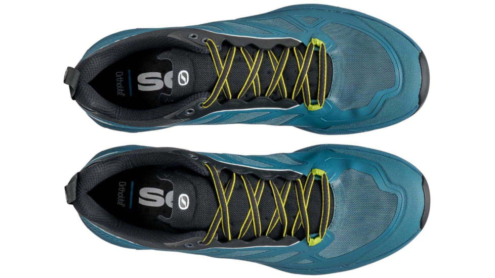 Scarpa Rapid Trail Running Shoes - Mens, Blue/Acid Lime, 44.5, 72701/350-BluAlim-44.5