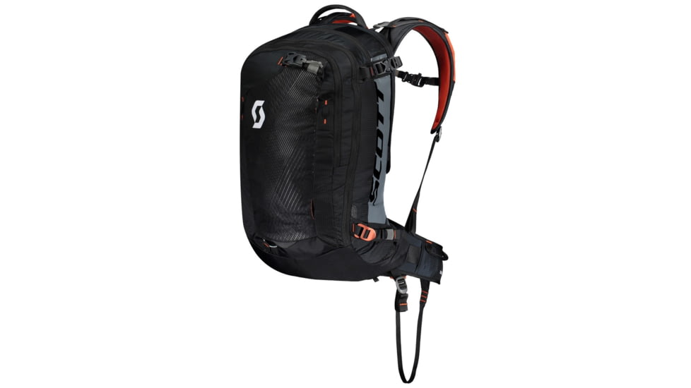SCOTT Guide AP 30L Backpack, Black/Burnt Orange, Normal Length, 2542475227815