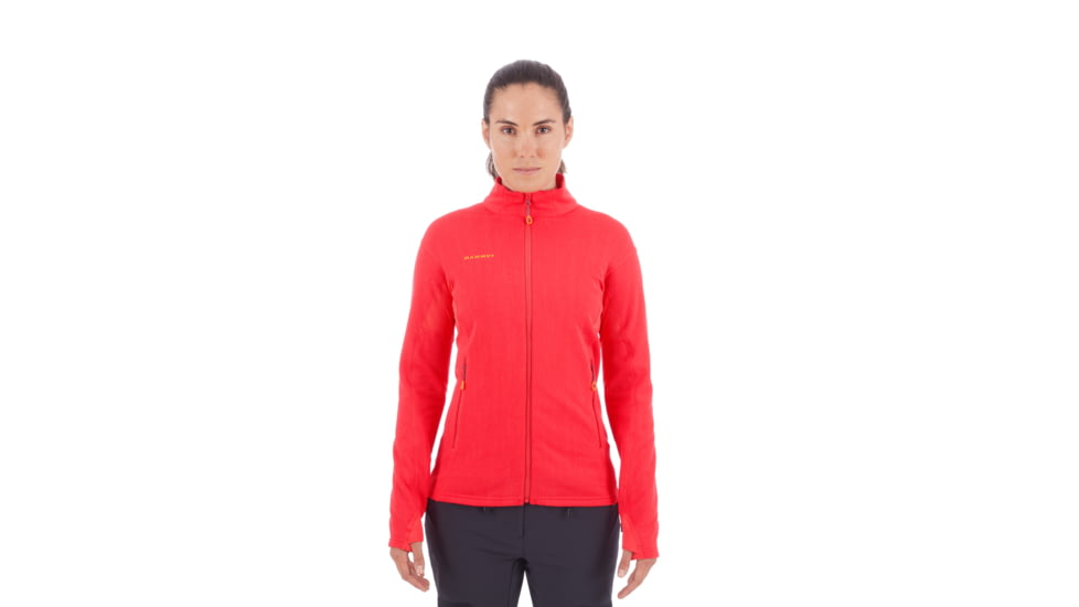 SHED, Mammut Eiswand Guide Midlayer Jacket - Womens, Sunset, Small, 1014-01460-3500-113-DEMO
