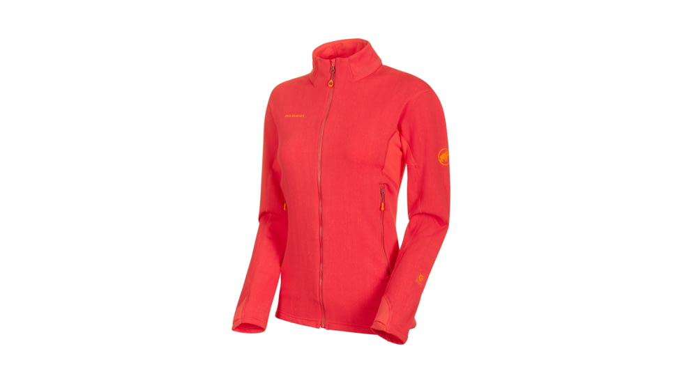 SHED, Mammut Eiswand Guide Midlayer Jacket - Womens, Sunset, Small, 1014-01460-3500-113-DEMO