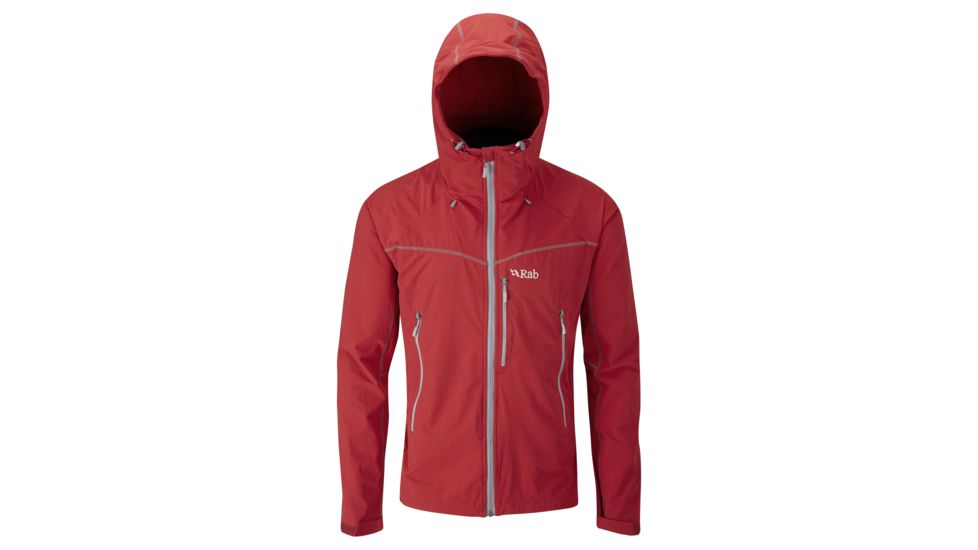 Shed, Rab Mens Sawtooth Hoodie, Cayenne, Large, QFT-21-CY-L-DEMO