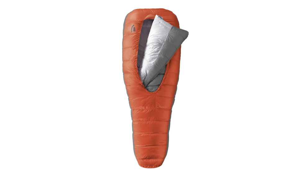 Sierra Designs Backcountry Bed 600F 2 Season Sleeping Bag-Red Clay-Mens-Regular