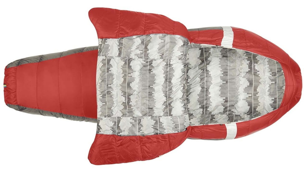 Sierra Designs Backcountry Bed 650F 20 Deg Sleeping Bag, Red, Regular, 70603820R