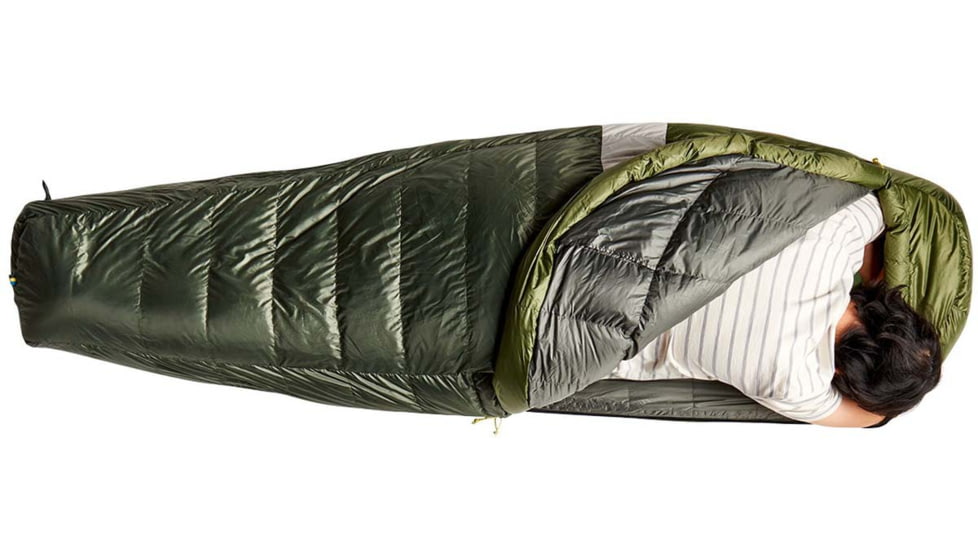 Sierra Designs Get Down 550F 20 Deg Sleeping Bag, Green, Regular, 70614521R