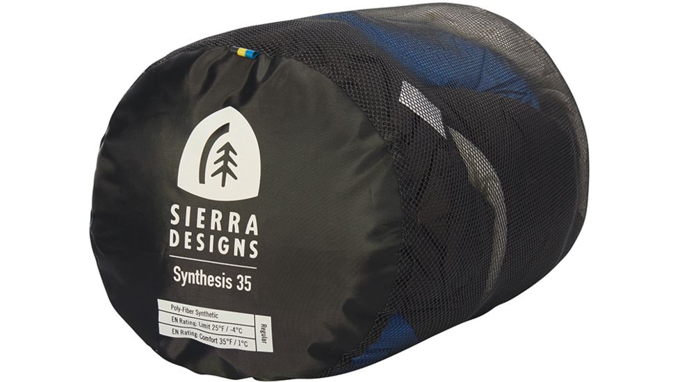 Sierra Designs Synthesis 35 Degrees Sleeping Bags, Regular, 90613519R