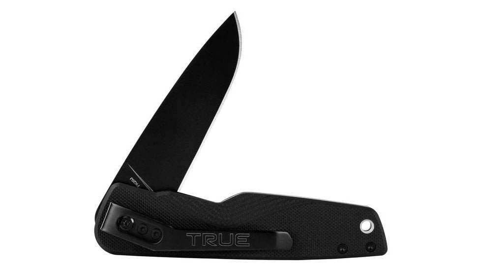 SKEETER HAWK Ball Bearing Flipper Knife, Black, TRU-FMK-0006