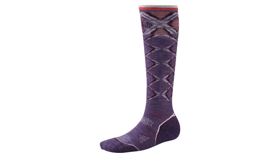 Smartwool PhD Ski Light Sock - Women's-Desert Purple-Medium