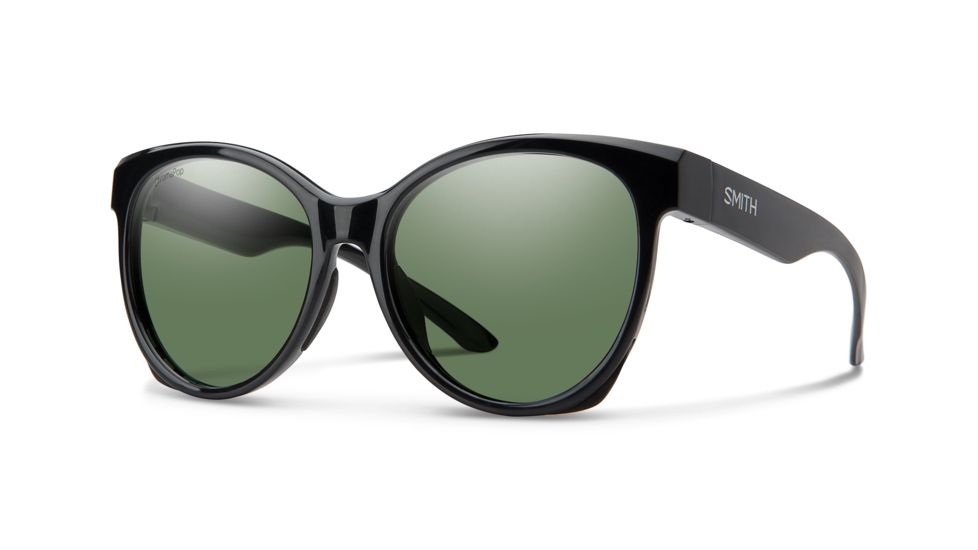 Smith Fairground Sunglasses - Womens, Black Frame, Chromapop Gray Green Lens, 20191180754L7