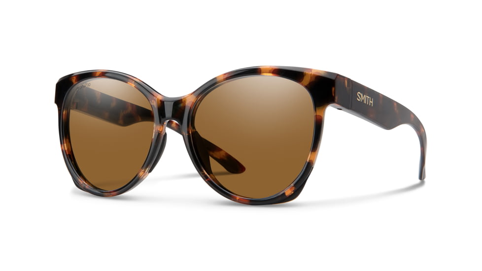 Smith Fairground Sunglasses - Womens, Dark Tort Frame, Chromapop Brown Lens, 20191108654L5