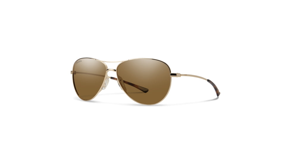 Smith Langley Sunglasses, Gold Frame, ChromaPop Polarized Brown Lens, 233444J5G60L5