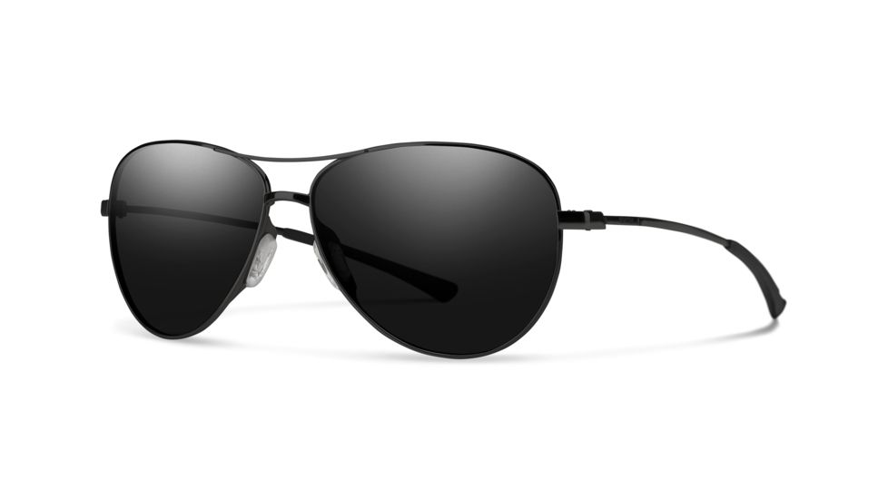 Smith Langley Sunglasses - Women's, Black Frame/Blackout Lens, 23344480760IR