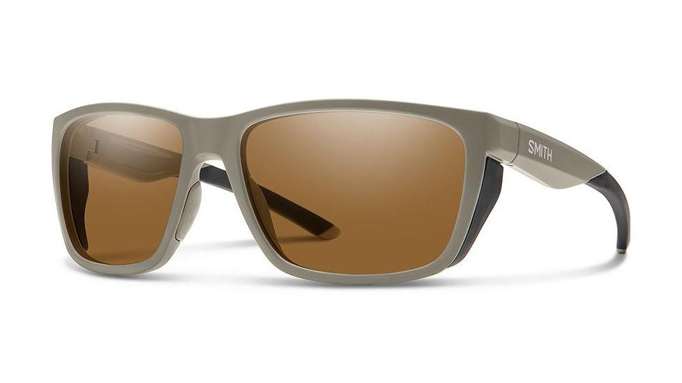 Smith Longfin Elite Sunglasses, Tan 499 Frame, Brown Lens, 202328DLD5970