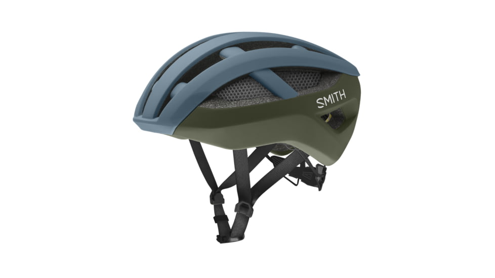 Smith Network MIPS Bike Helmet, Matte Stone/Moss, Small, E007320XL5155