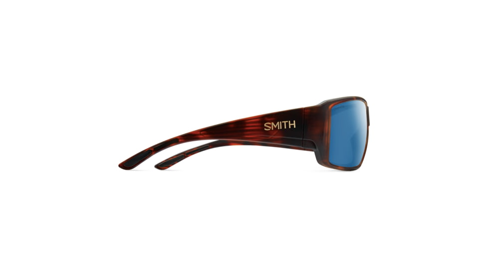 Smith Optics Guides Choice Sunglasses, ChromaPop Glass Polarized Blue Mirror Lens, Matte Tortoise Frame, 204947HGC62QG
