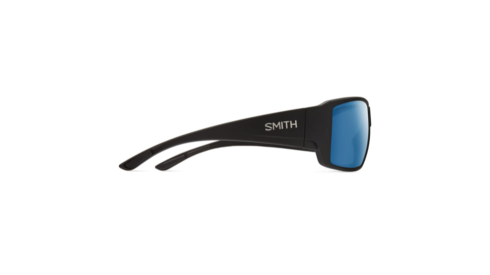 Smith Optics Guides Choice Sunglasses, ChromaPop Polarized Blue Mirror Lens, Matte Black Frame, 20494712462QG