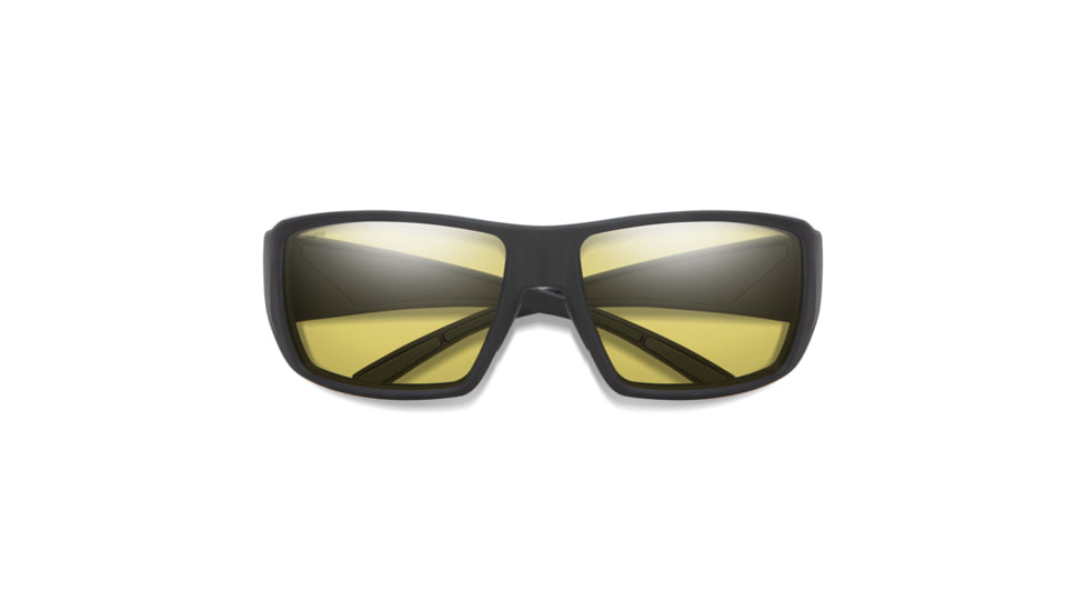 Smith Optics Guides Choice Sunglasses, Matte Black Frame, Polarized Low Light Yellow Lens, 20494700362L5