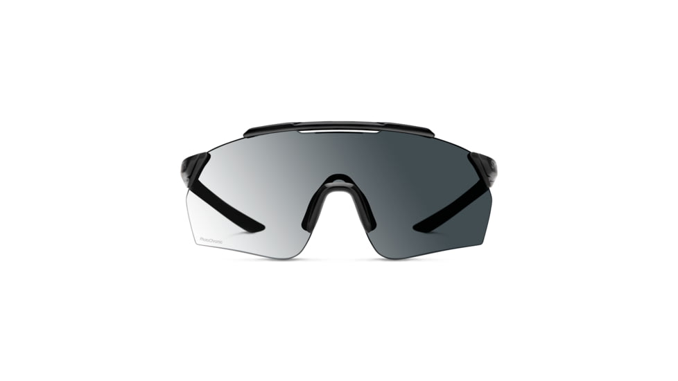 Smith Ruckus PivLock Sunglasses, Black Frame, Photochromic Clear to Gray Lens, 20152280799KI