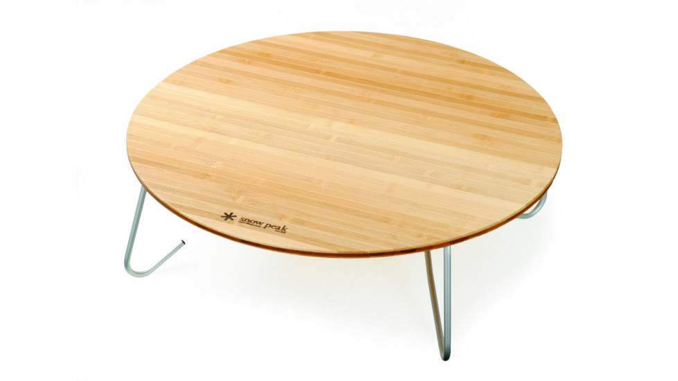 Snow Peak Single Action Round Low Table-Small