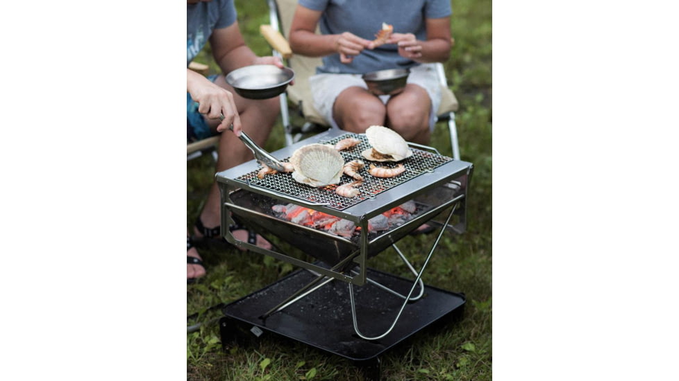 Snow Peak Takibi Fire And Grill ST-032SETS with Free S&H — CampSaver