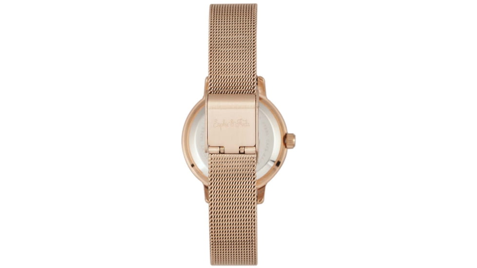 Sophie And Freda Cambridge Bracelet Watch w/Swarovski Crystals, Rose Gold, One Size, SAFSF4102
