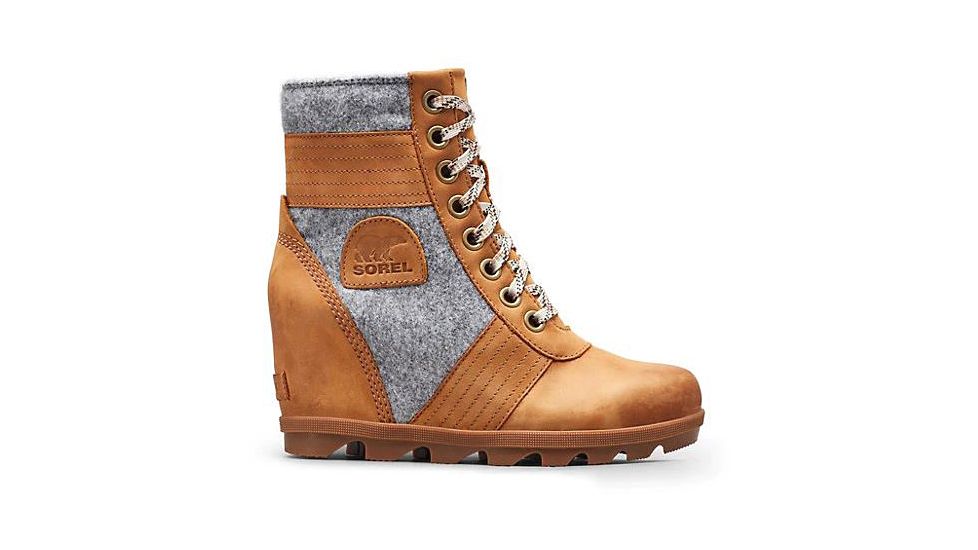 sorel brown wedge