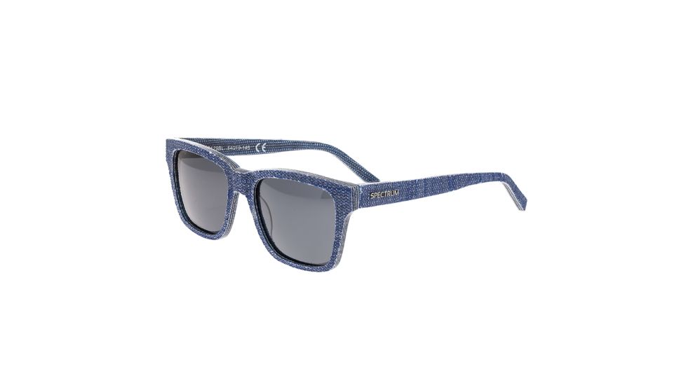Spectrum Sunglasses Laguna Denim Polarized Sunglasses, Blue / Black SSGS129BL