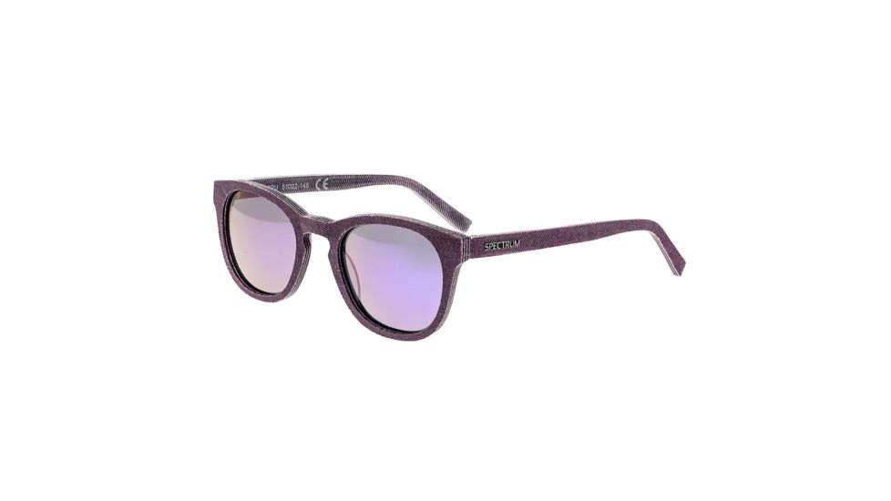 Spectrum Sunglasses North Shore Polarized Denim Sunglasses, Purple / Purple SSGS130PU