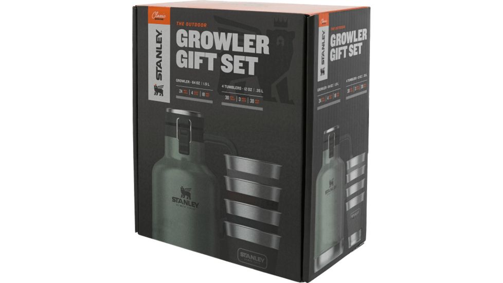 Stanley Classic Outdoor Growler Gift Set, H. Green/Multi, 10-02116-018