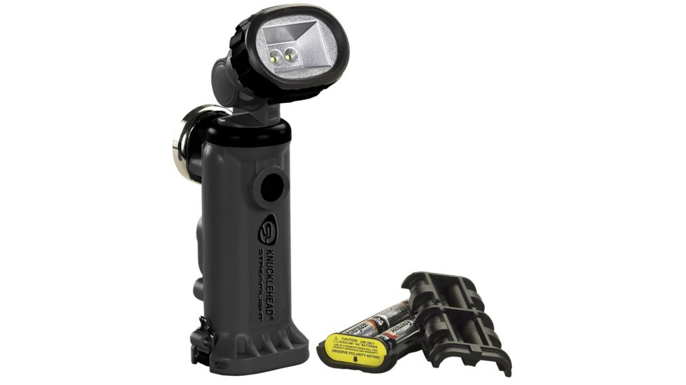 Streamlight Knucklehead Multi-Purpose Worklight, 200 Lumen, Alkaline Model, Light Only with No Charger, Black, 90641