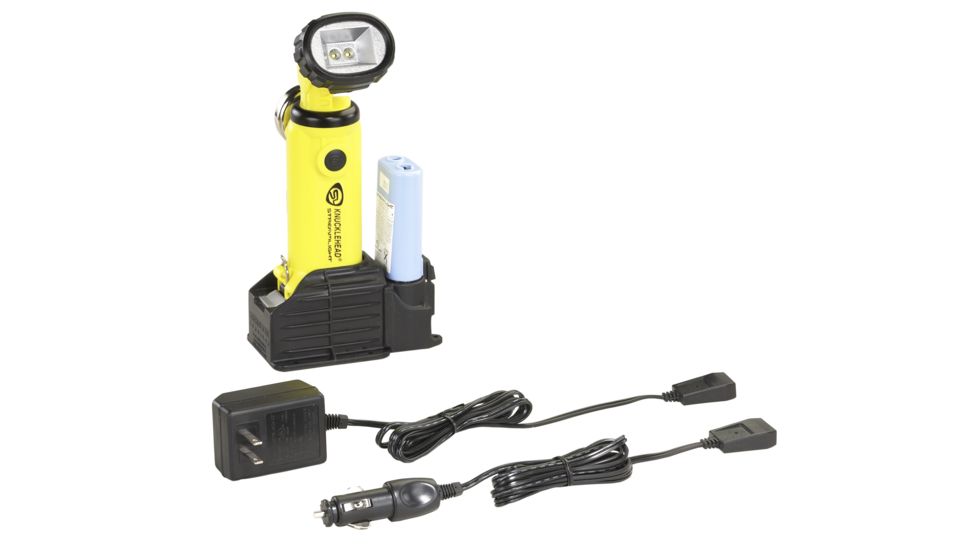 Streamlight Knucklehead Multi-Purpose Worklight, 200 Lumen, 230V AC/12V DC Steady Charge, Yellow, 90628