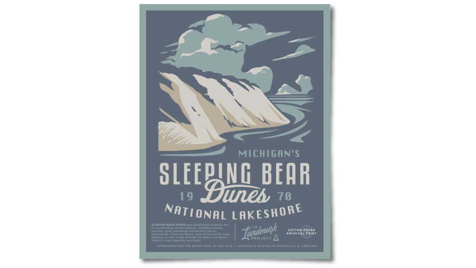 The Landmark Project Sleeping Bear Dunes Poster — CampSaver