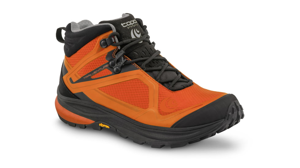 Topo Athletic M-Trailventure Hiking Boots - Mens, Orange / Black, 13, M036-130-ORGBLK