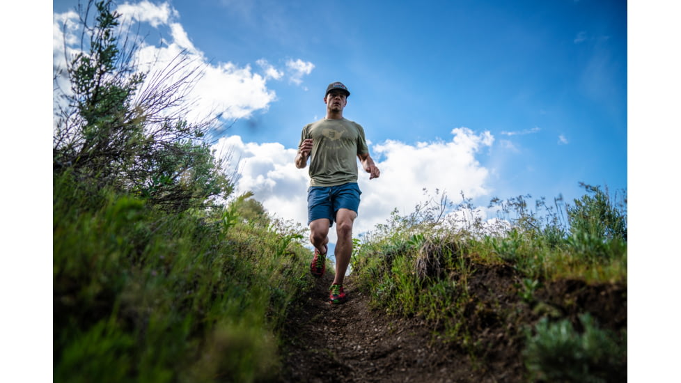 Man Running on Trail