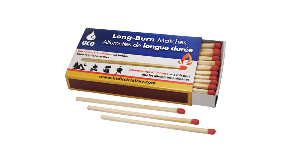 Uco Long Burn Matches — Campsaver