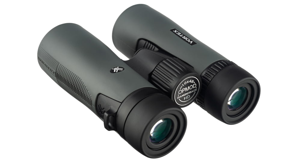 Vortex OPMOD Diamondback HD 10x42mm Roof Prism Binoculars, Wolf Gray, DB-215-OP