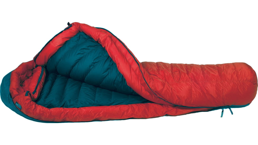 Western Mountaineering Bison GWS -40 Sleeping Bag, Left Zip, Crimson/Black, 6ft 6in, Extra Wide, 66BIWSLZXL