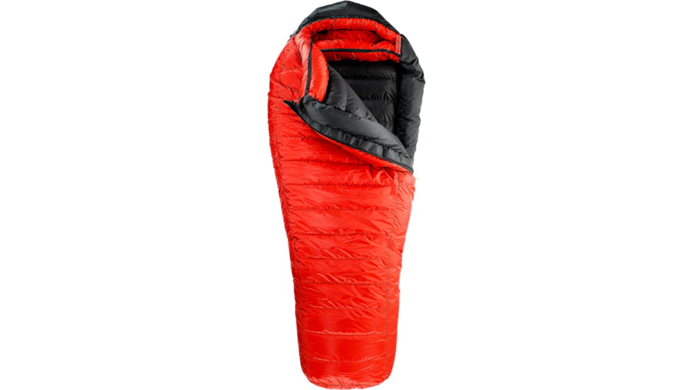 Western Mountaineering Bison GWS -40 Sleeping Bag, Left Zip, Crimson/Black, 6ft 6in, Extra Wide, 66BIWSLZXL