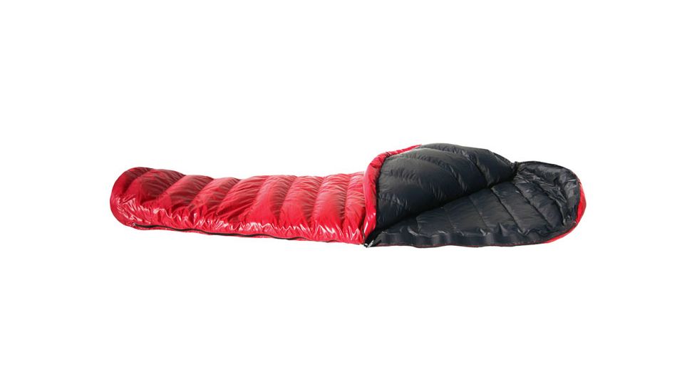 Western Mountaineering Summerlite Sleeping Bag, 32F/0C, LZ, Cranberry, 5ft. 6in., 56SUMRLZ