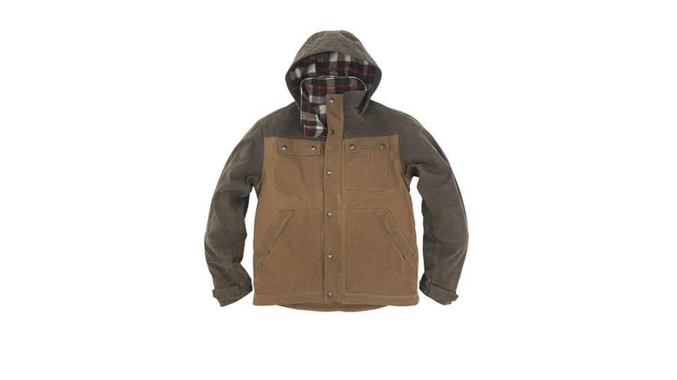 Wild Outdoor Apparel Wild Electric Co Parka, Vermont Tan Waxed, Large, 013168200472