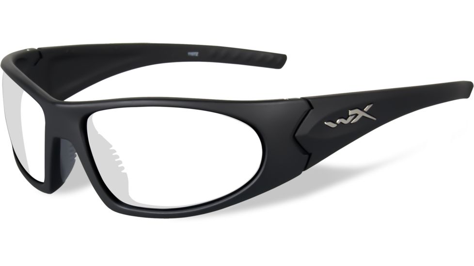 Wiley X Romer 3 Advanced Sunglasses - Matte Black Frame w/ 2 Lens Package (Smoke Grey, Clear) 1004