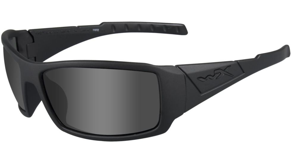 Wiley X Twisted Sunglasses - Black Ops, Smoke Gray Lenses/Matte Black Frame SSTWI01