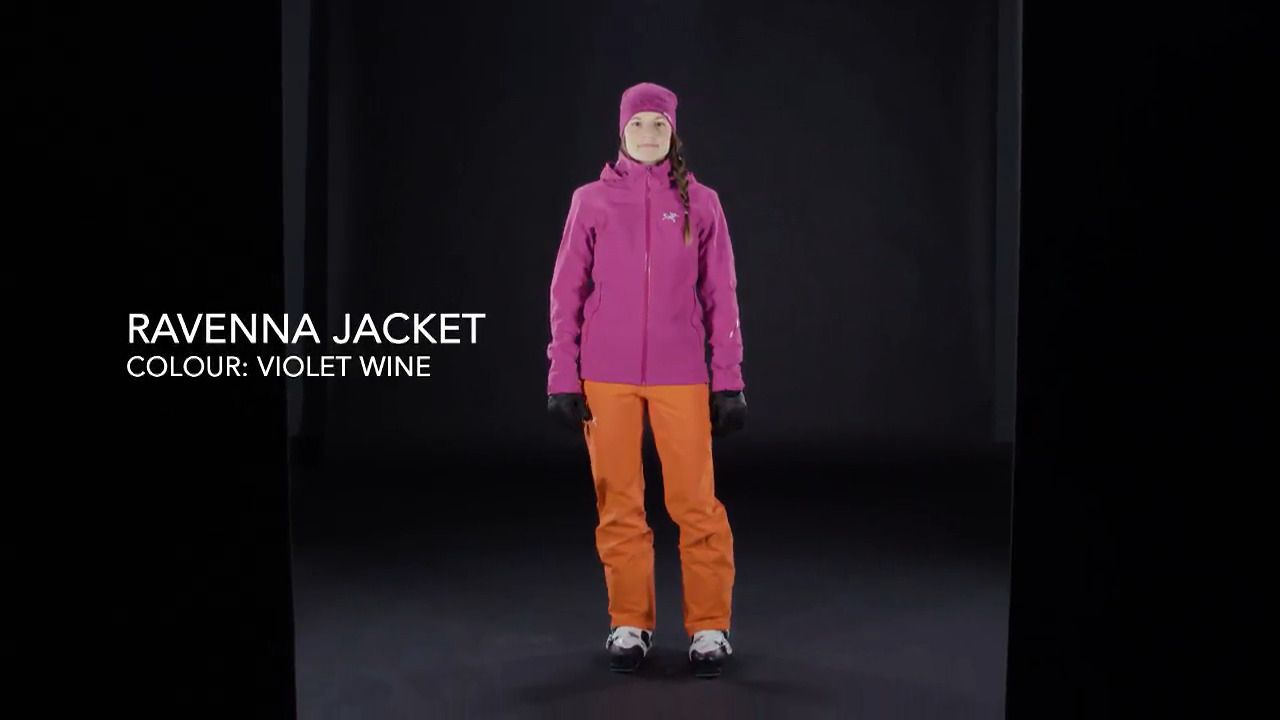 opplanet arcteryx ravenna jacket womens violet wine video