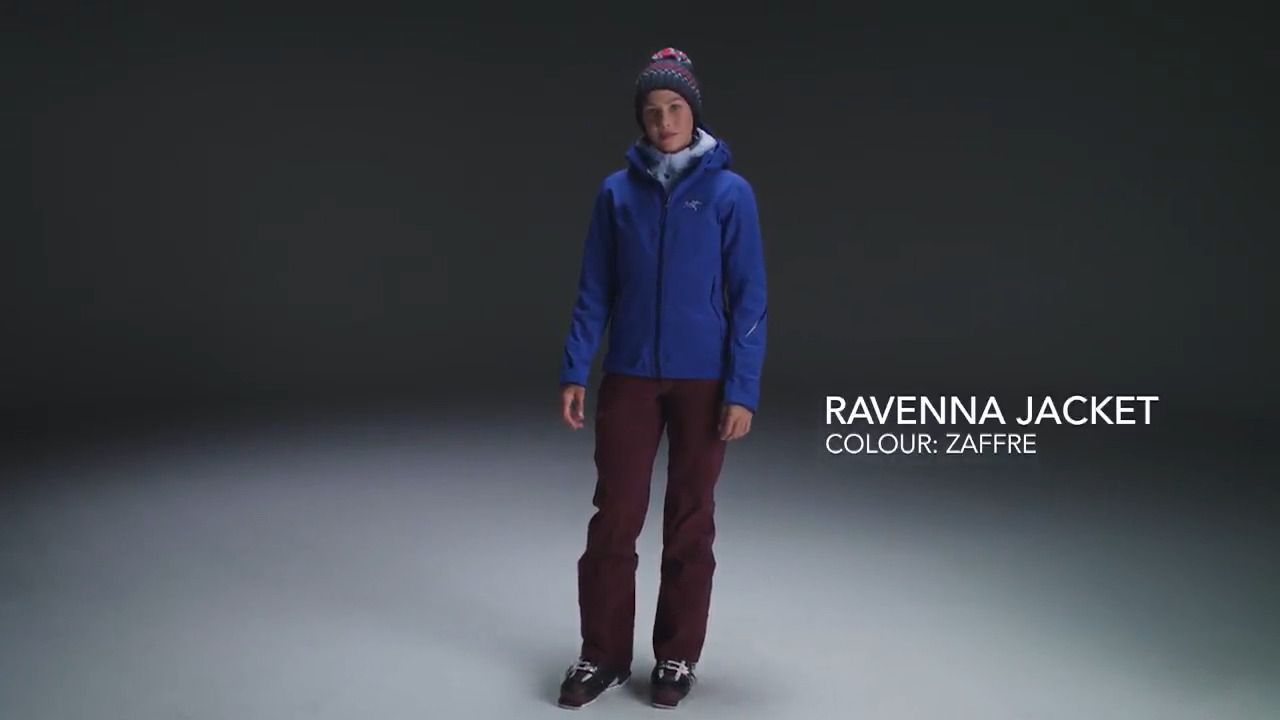 opplanet arcteryx ravenna jacket womens zaffre video